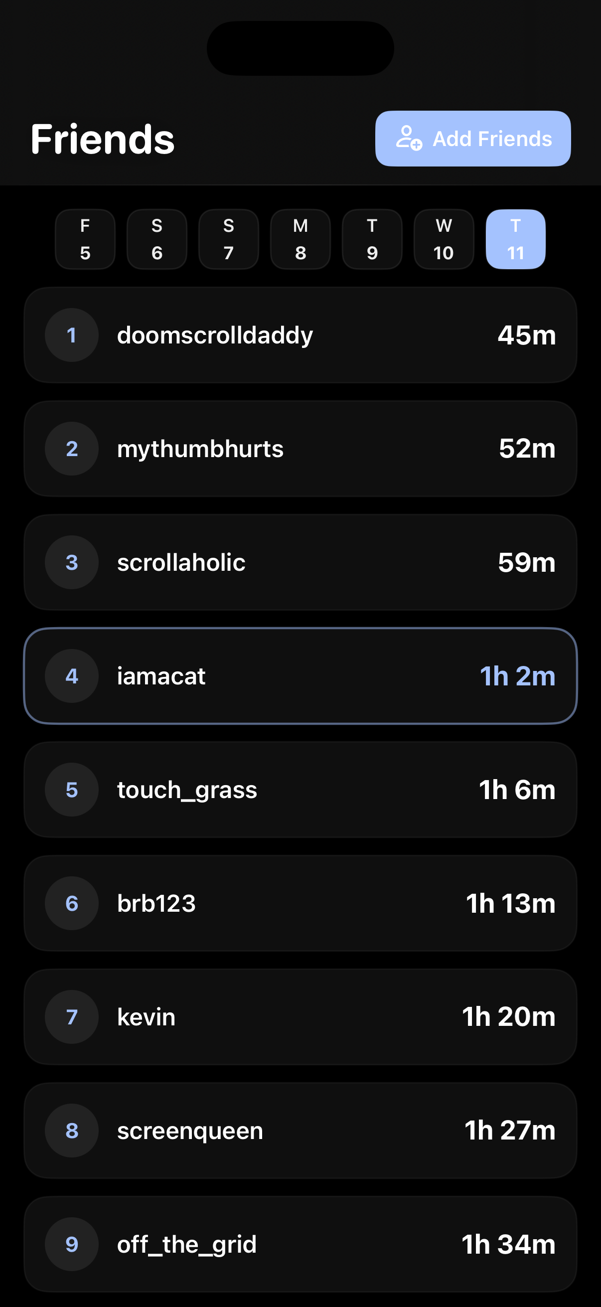 Personal Dashboard screenshot